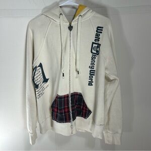 Walt Disney World 40th Anniversary Cream Hoodie with Mickey Black/Red Accents